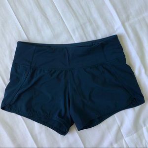 Teal Lululemon shorts
